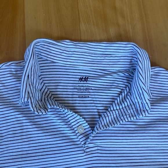 Men’s Polo Slim Fit Short Sleeve H&M - Picture 3 of 6